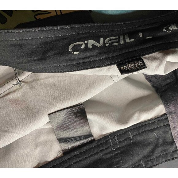 O'Neill Board Shorts Mens 40 8" Colorblock Floral Beach Swim Trunks - Picture 4 of 7